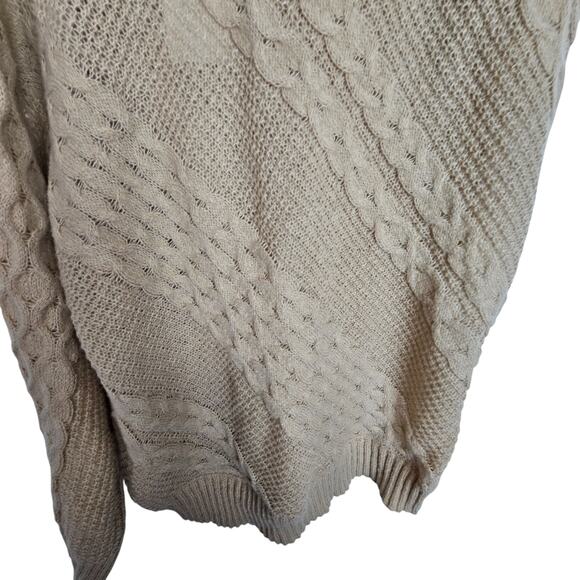 Revolve Line & Dot Bijou Top Cable Knit Sweater Size S One Shoulder ASO Today - Picture 4 of 11